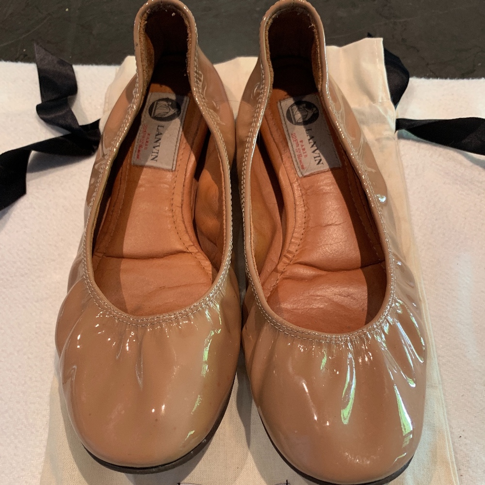 Lanvin Patent Ballet Flats